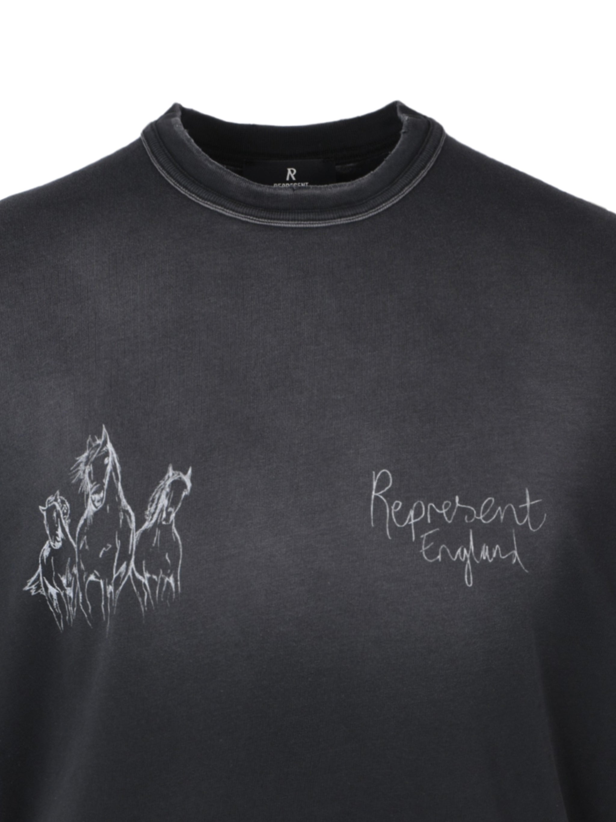 HAND DRAWN HORSES T-SHIRT