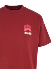 RACING T-SHIRT BURGUNDY