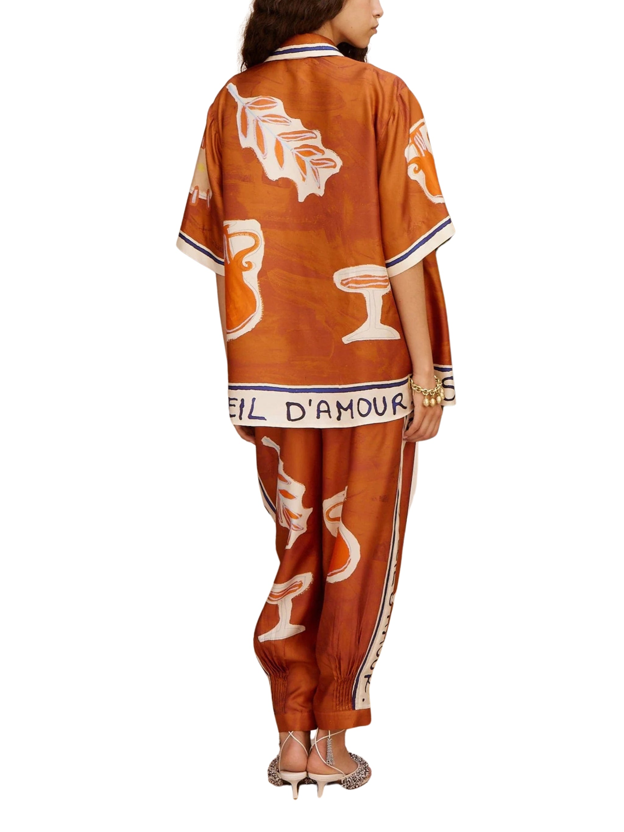 Soleil d'amour silk shirt