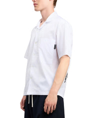 Back curved logo bowling shirt