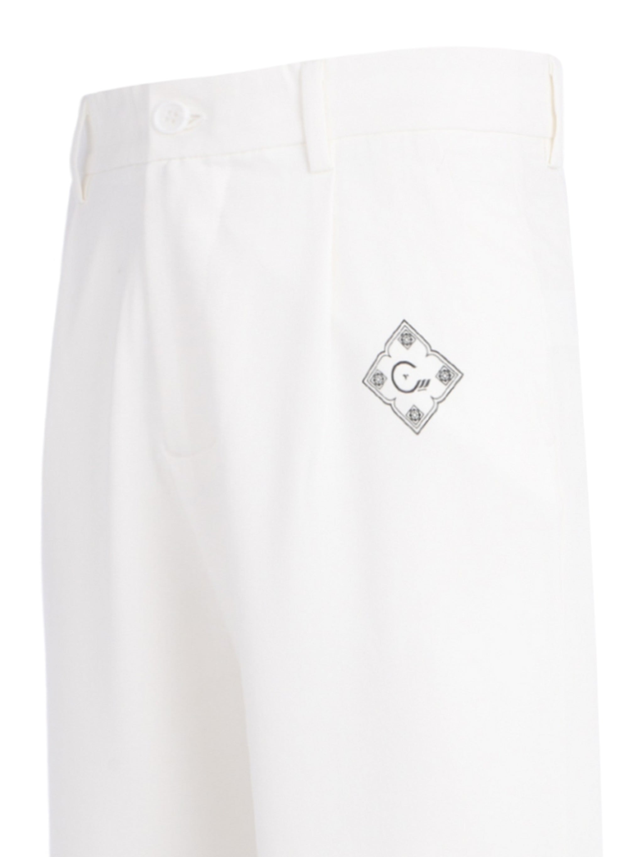 CENMAR OFFWHITE FORMAL STRAIGHT LEG PANTS