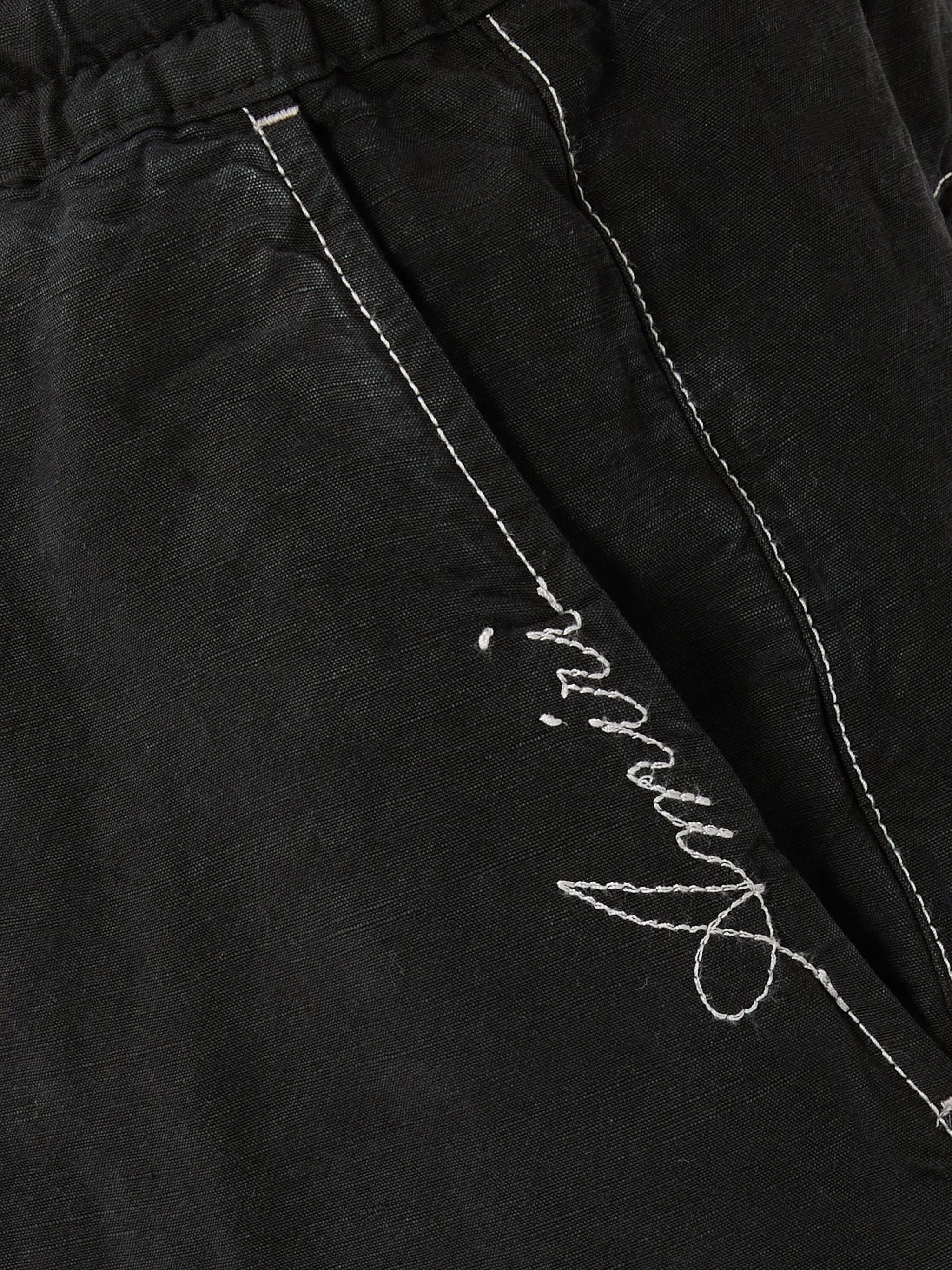 Script linen gd casual pant