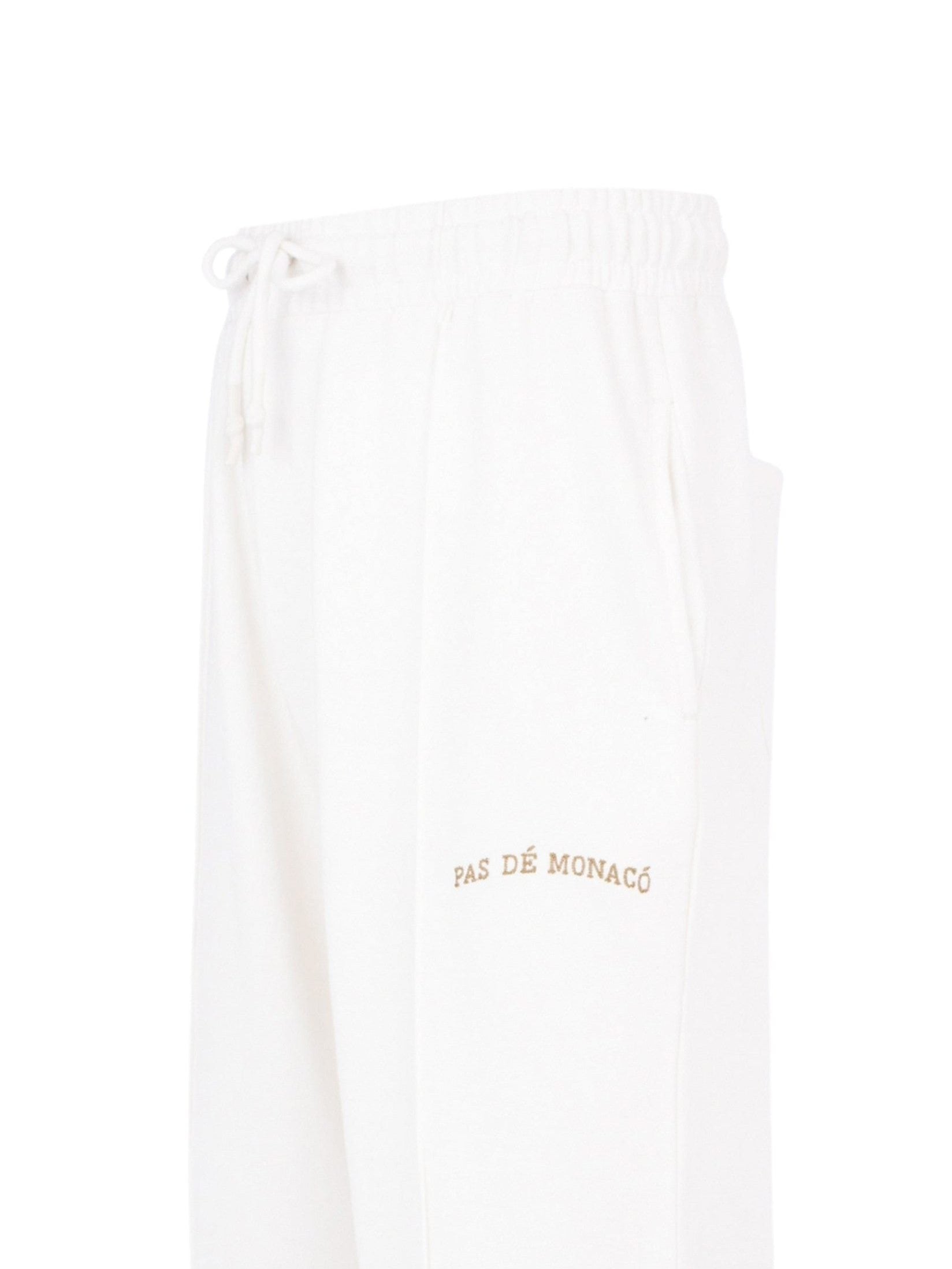 Broderie zip pants