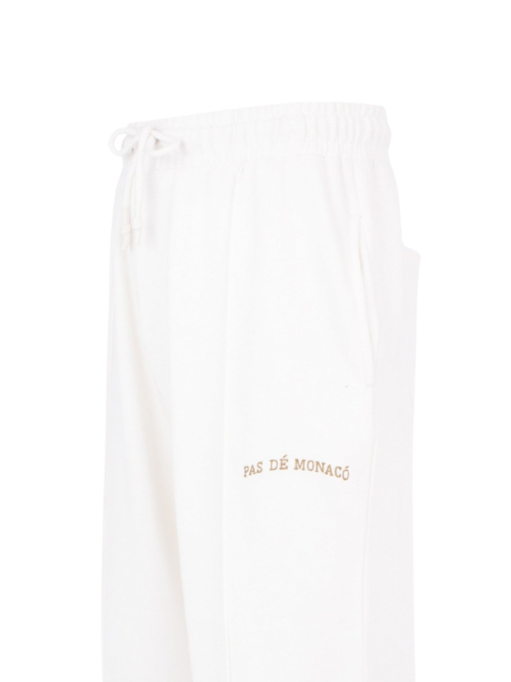 Broderie zip pants