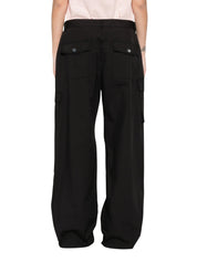 Stretch cotton pocket cargo pants