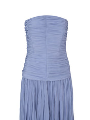 Danielle crinkle jersey bustier gown