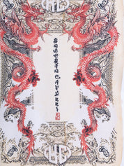 T-SHIRT WITH DRAGONS AND LOGO