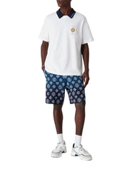 White Plafond Orne De Musique Short Sleeve T?Shirt
