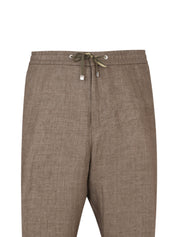 Linen drawcord pants