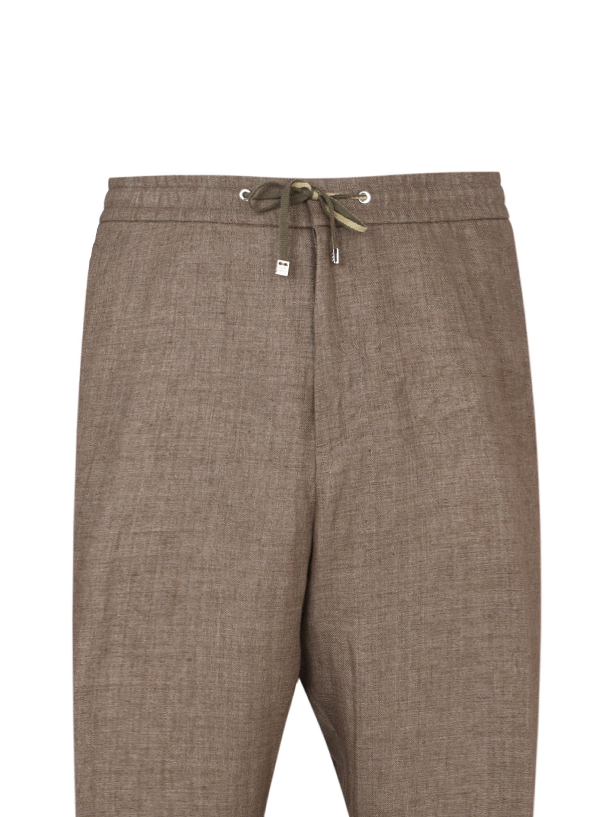 Linen drawcord pants