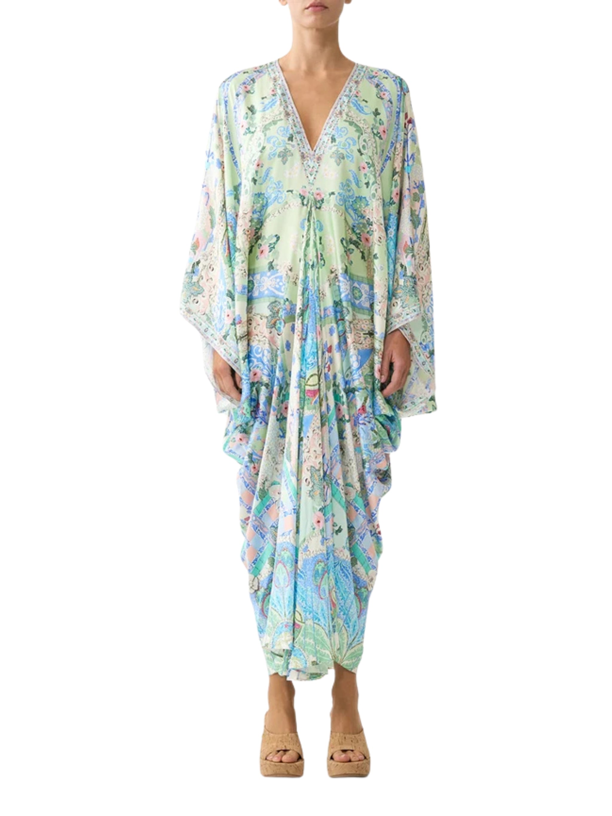 T shape long kaftan