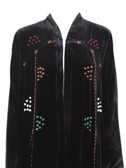 Velvet abaya