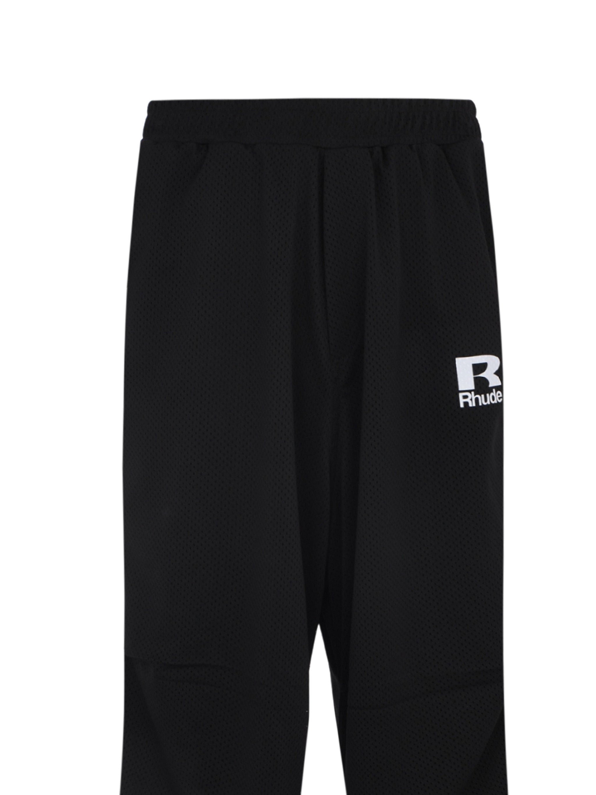 Rhude mesh piping parachute track pant