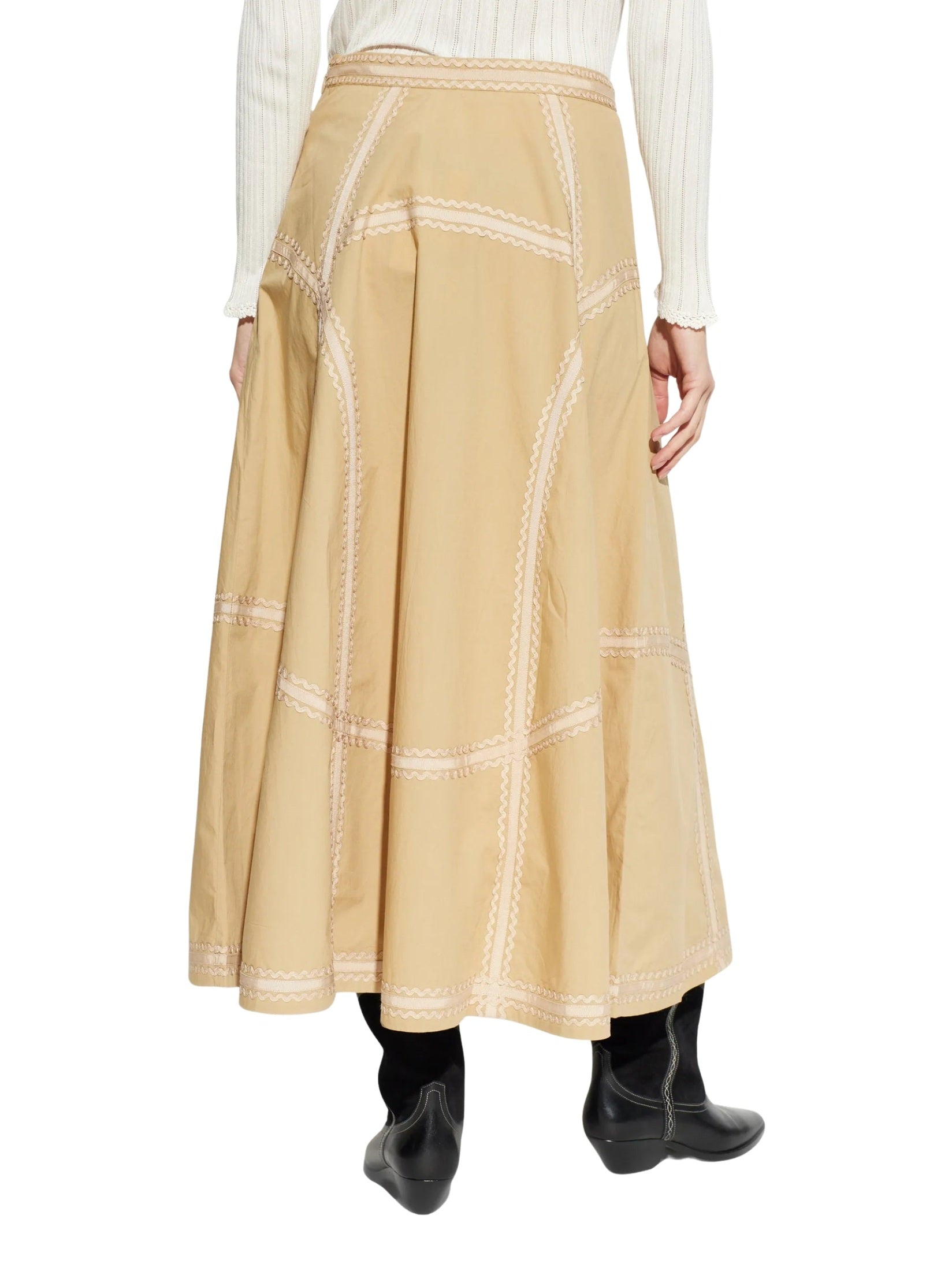 Norah a-line midi skirt