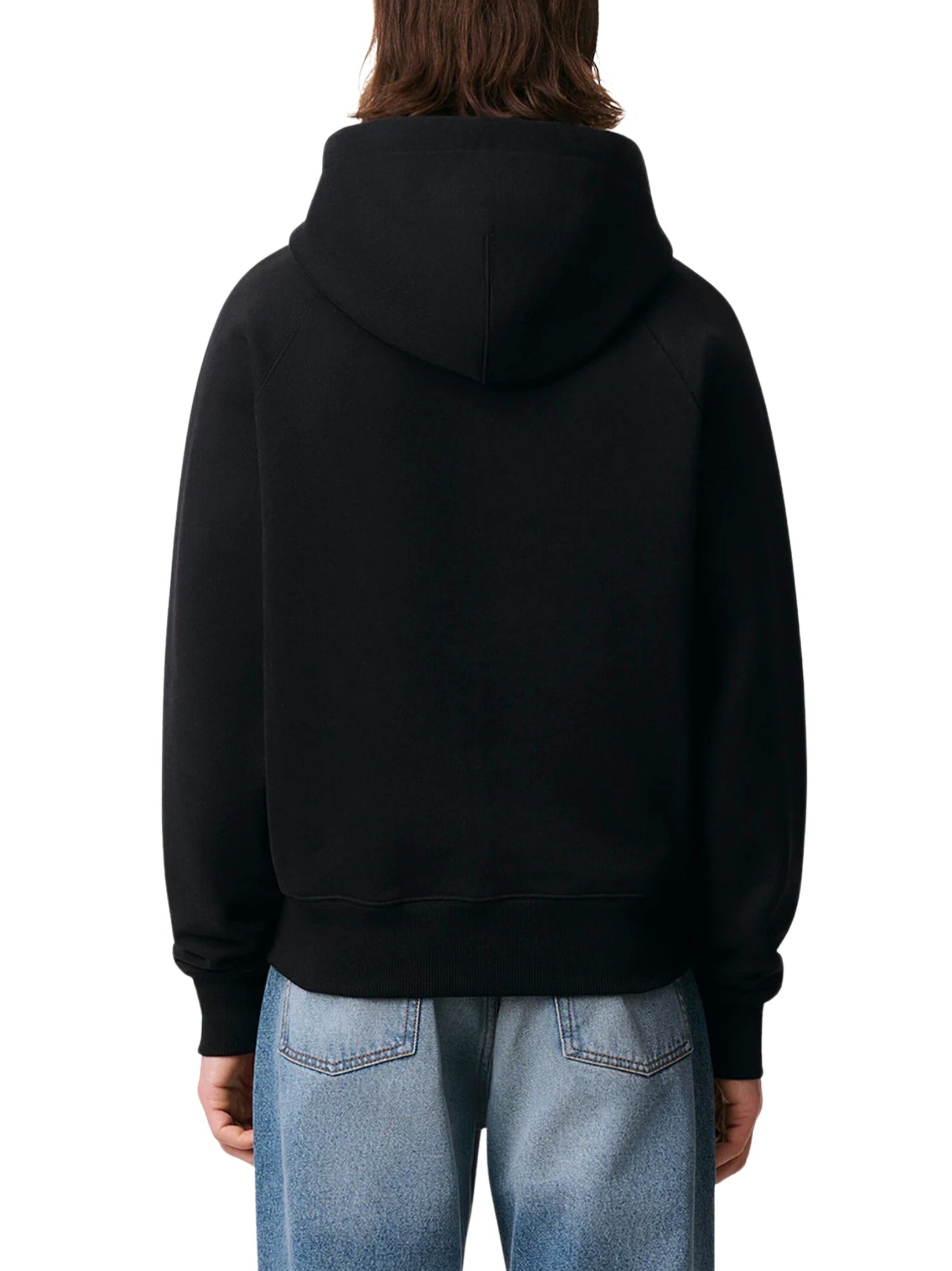 Small embossed adc hoodie with zip