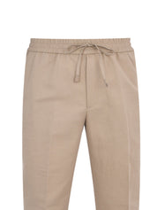 Mid-Rise Straight-Leg Trousers