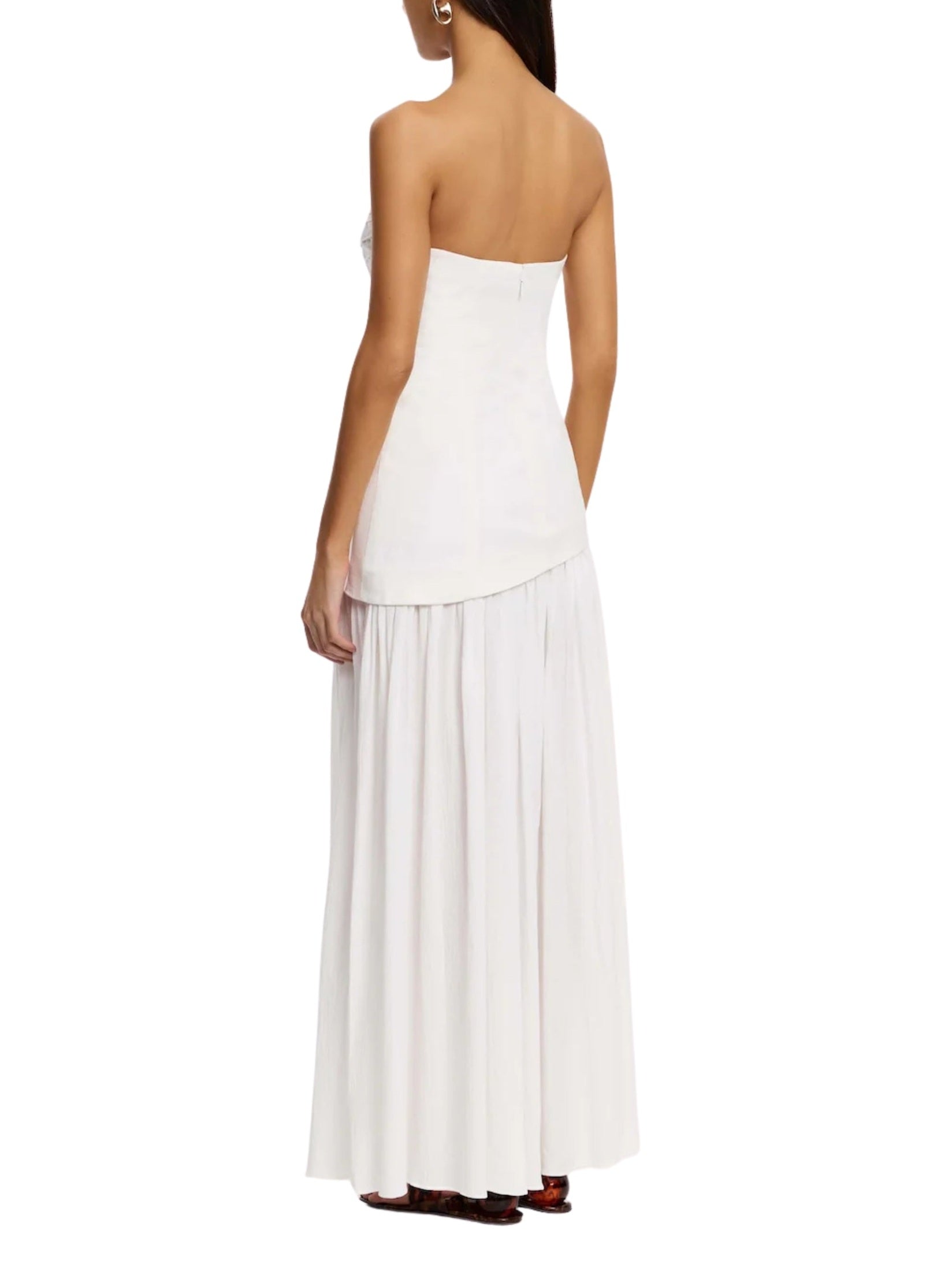 Blyth strapless maxi dress