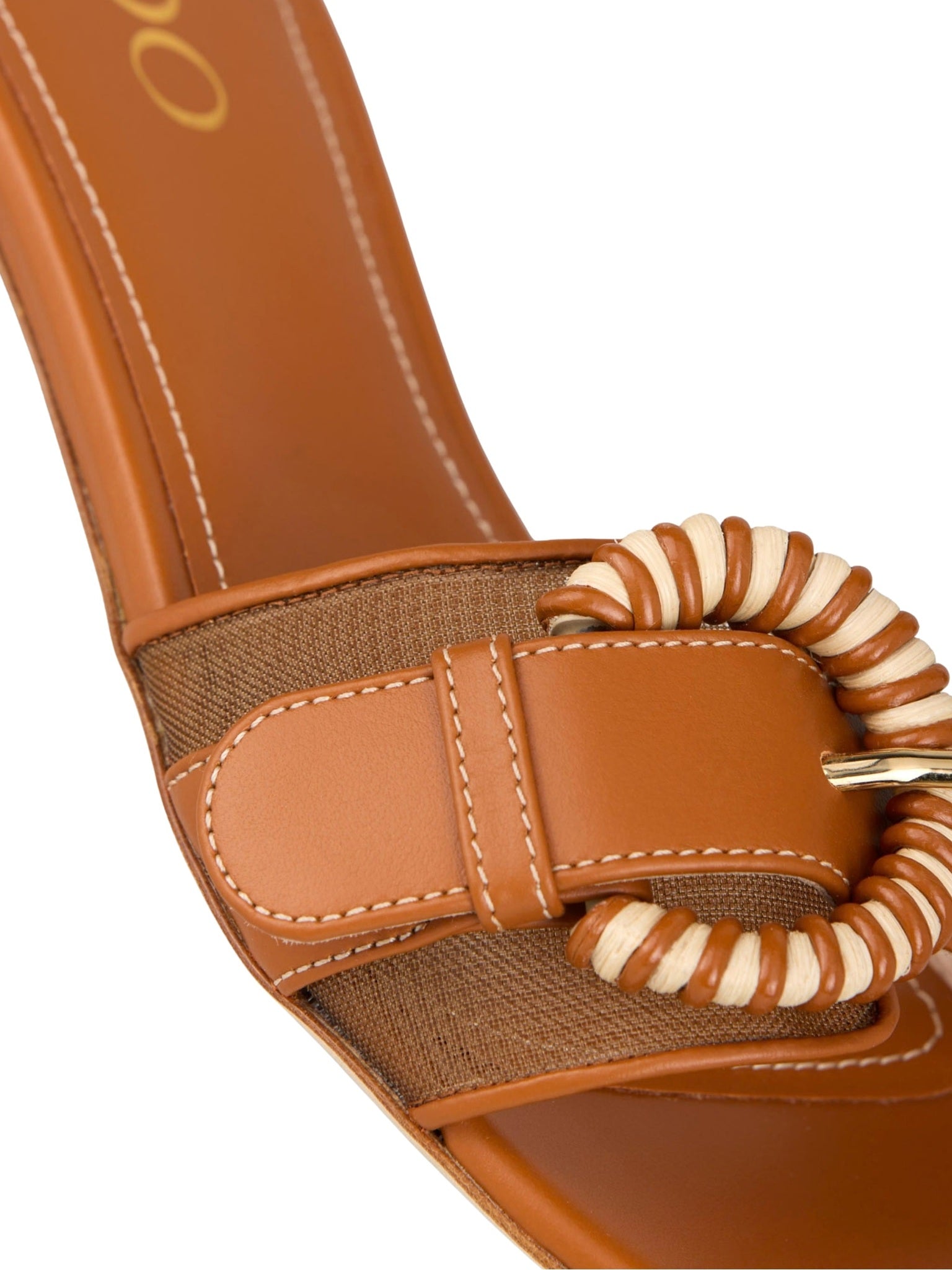 Flat slide sandals
