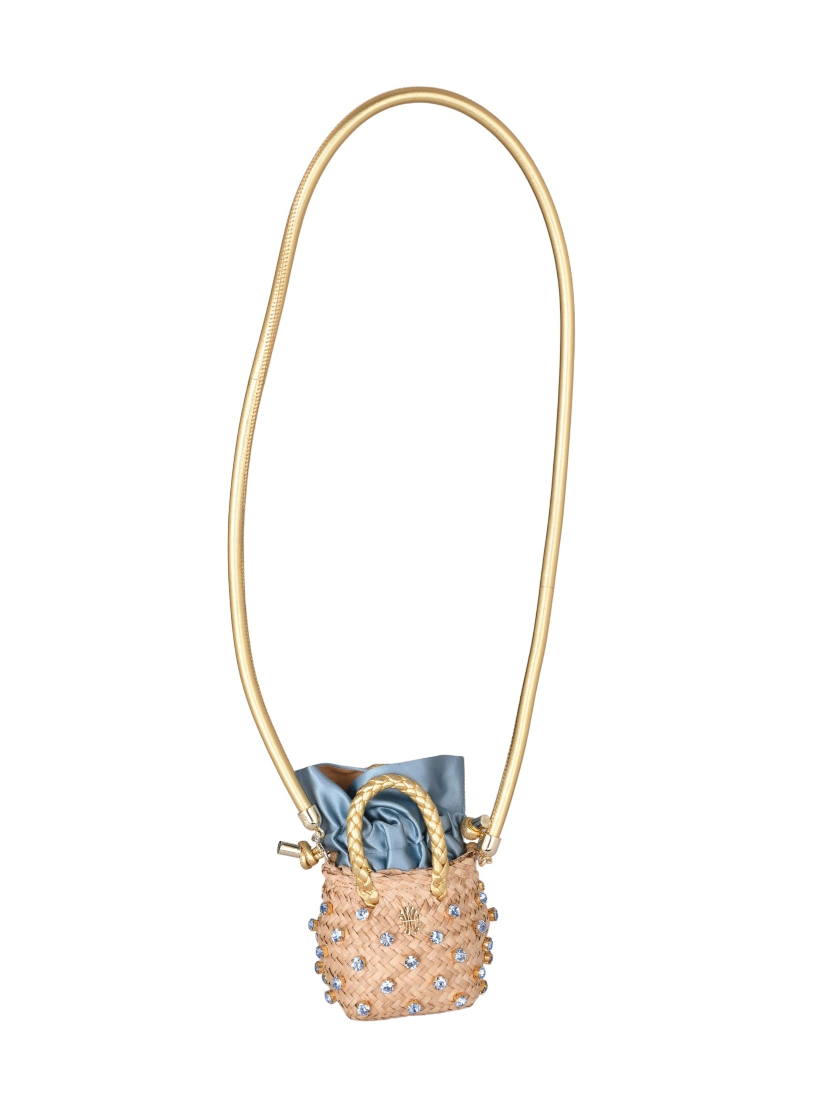 Tiny double golden sorbet lt sapphire