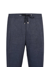 Linen drawcord pants