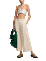 COTTON BEIGE TROUSERS