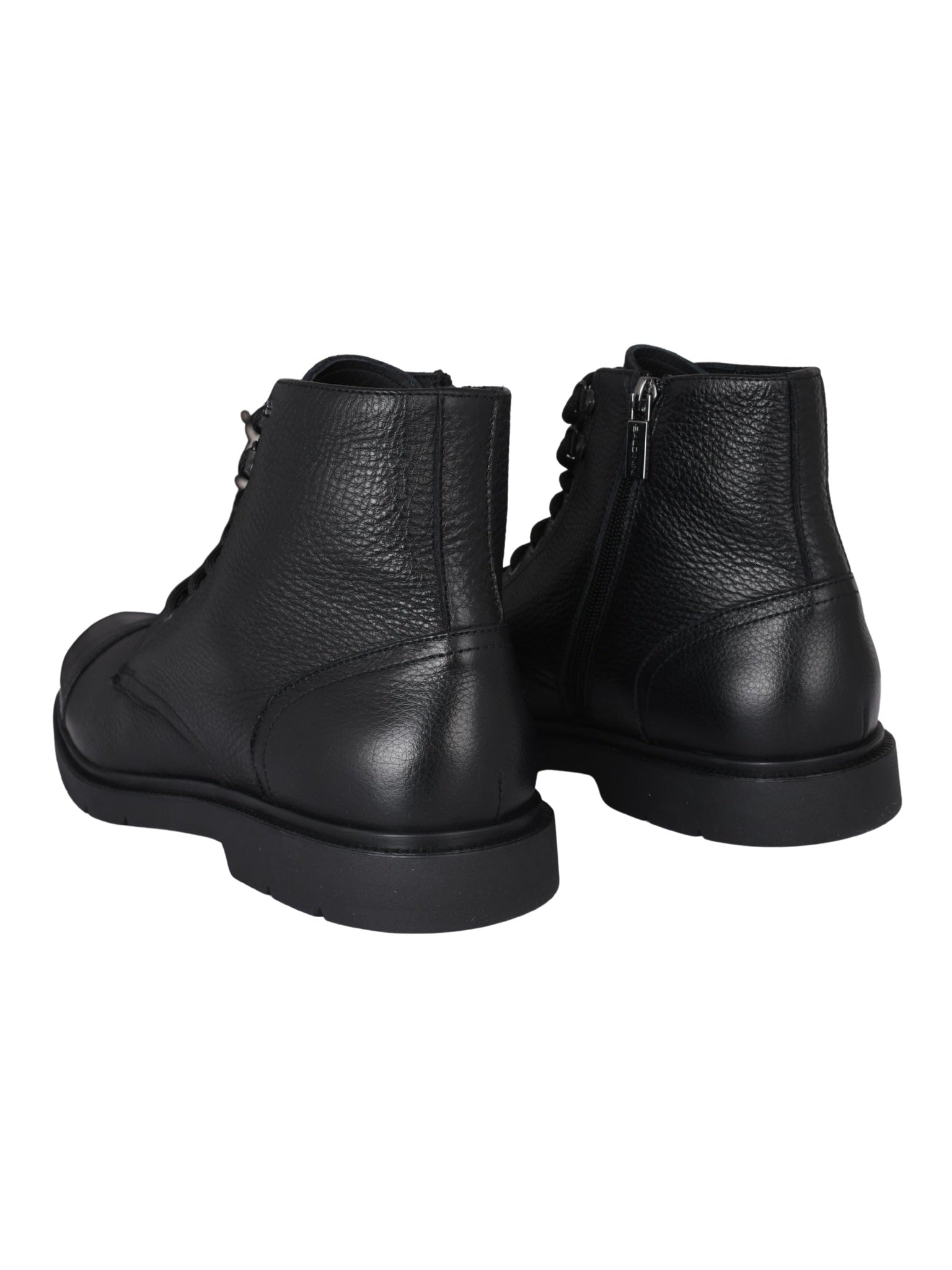 Ankle boot tumb.leat. black