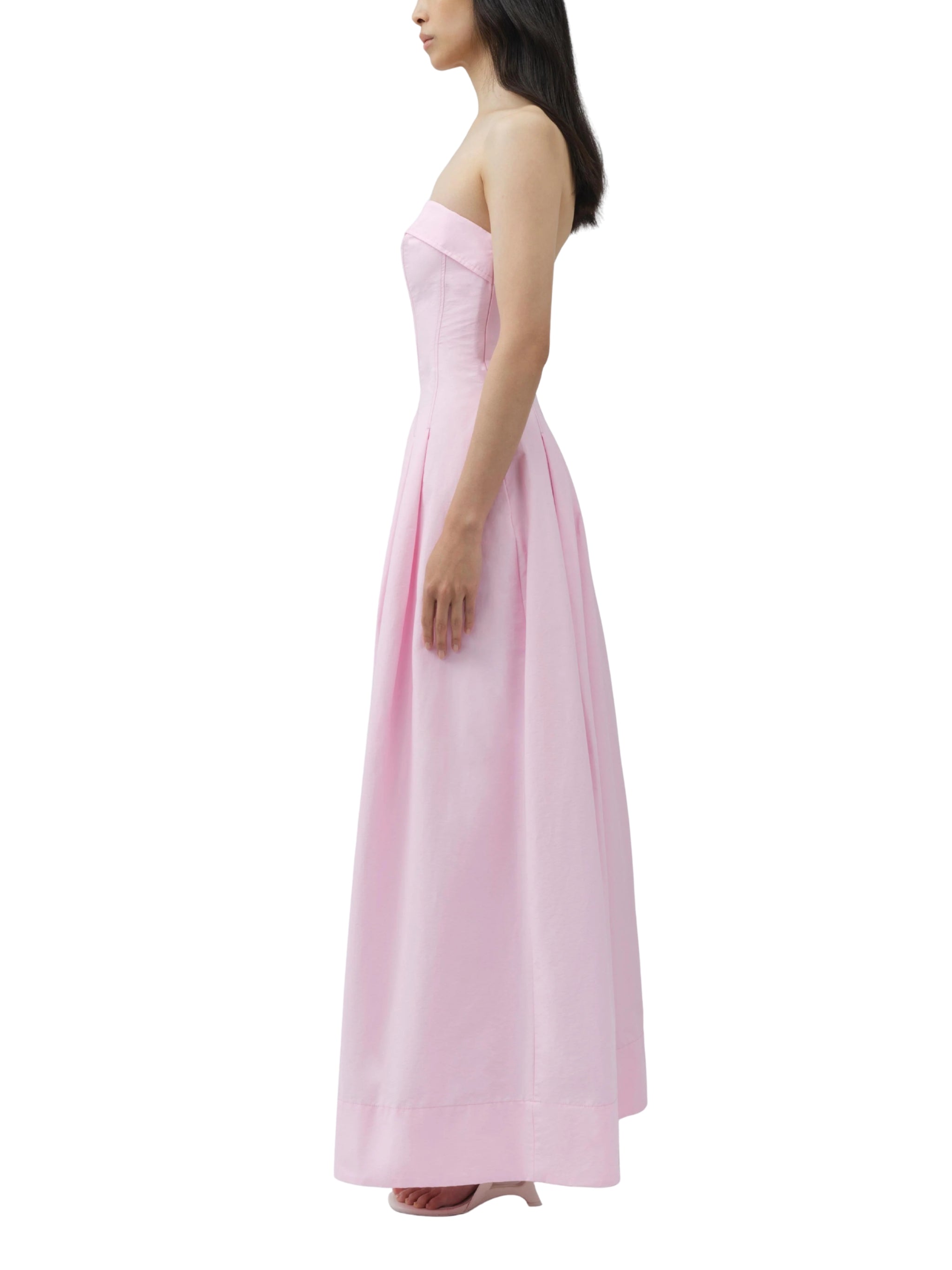 Avril Cotton Bustier Maxi Dress
