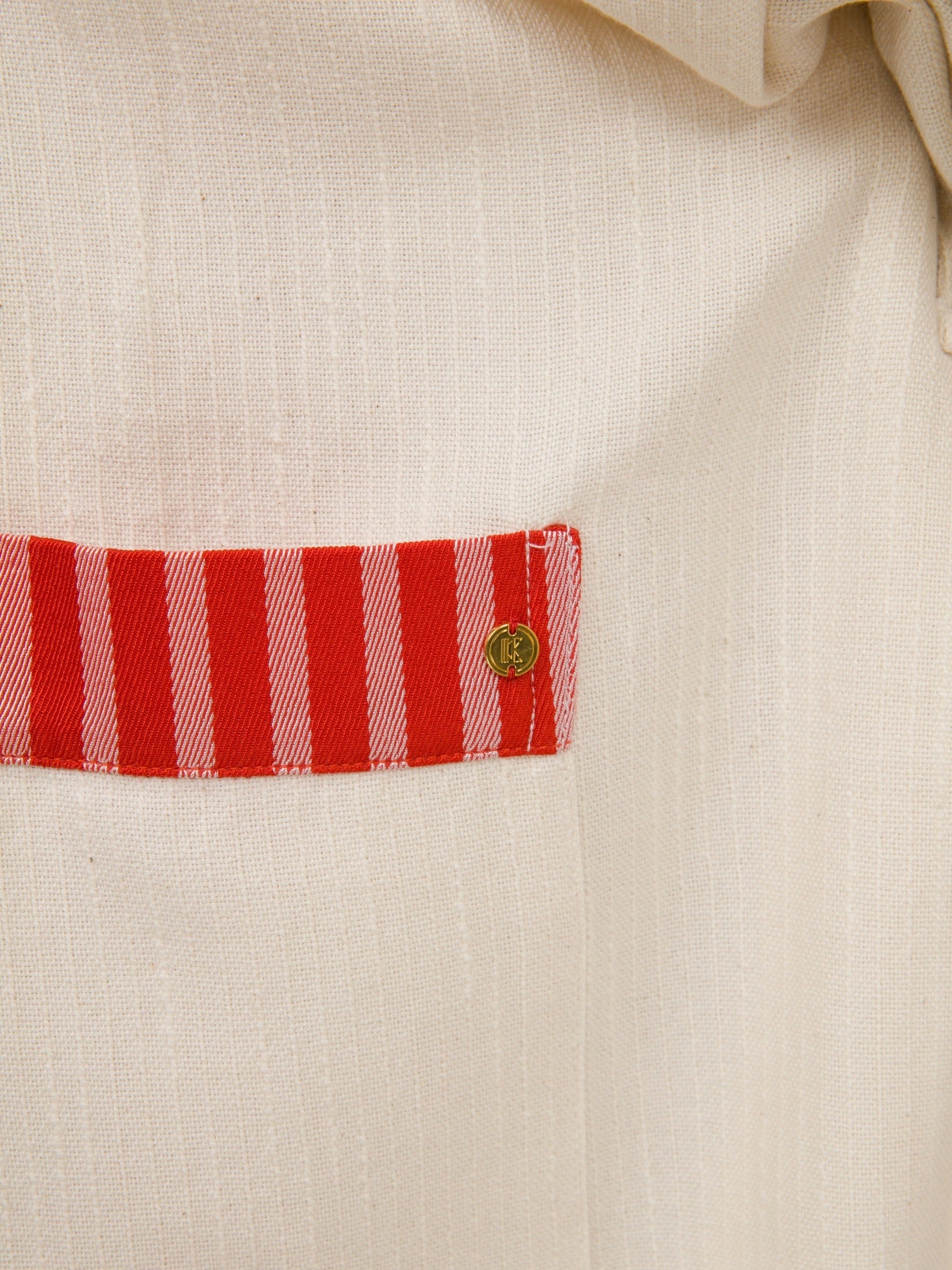 Pesthamal cotton kimono with kutnu trim