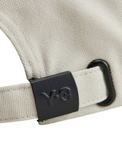 Y-3 LOGO CAP TALC