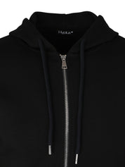 Hoodie zip signal black small 02