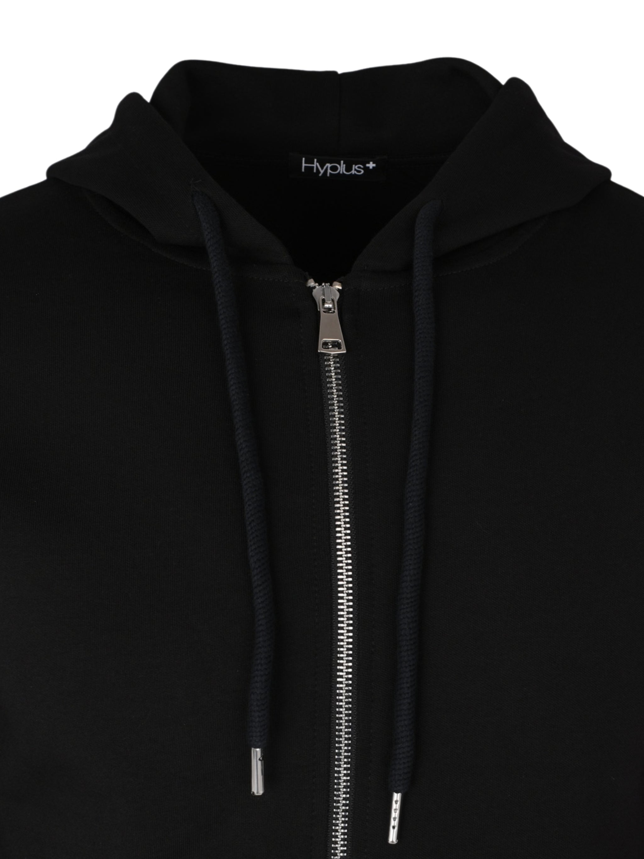 Hoodie zip signal black small 02