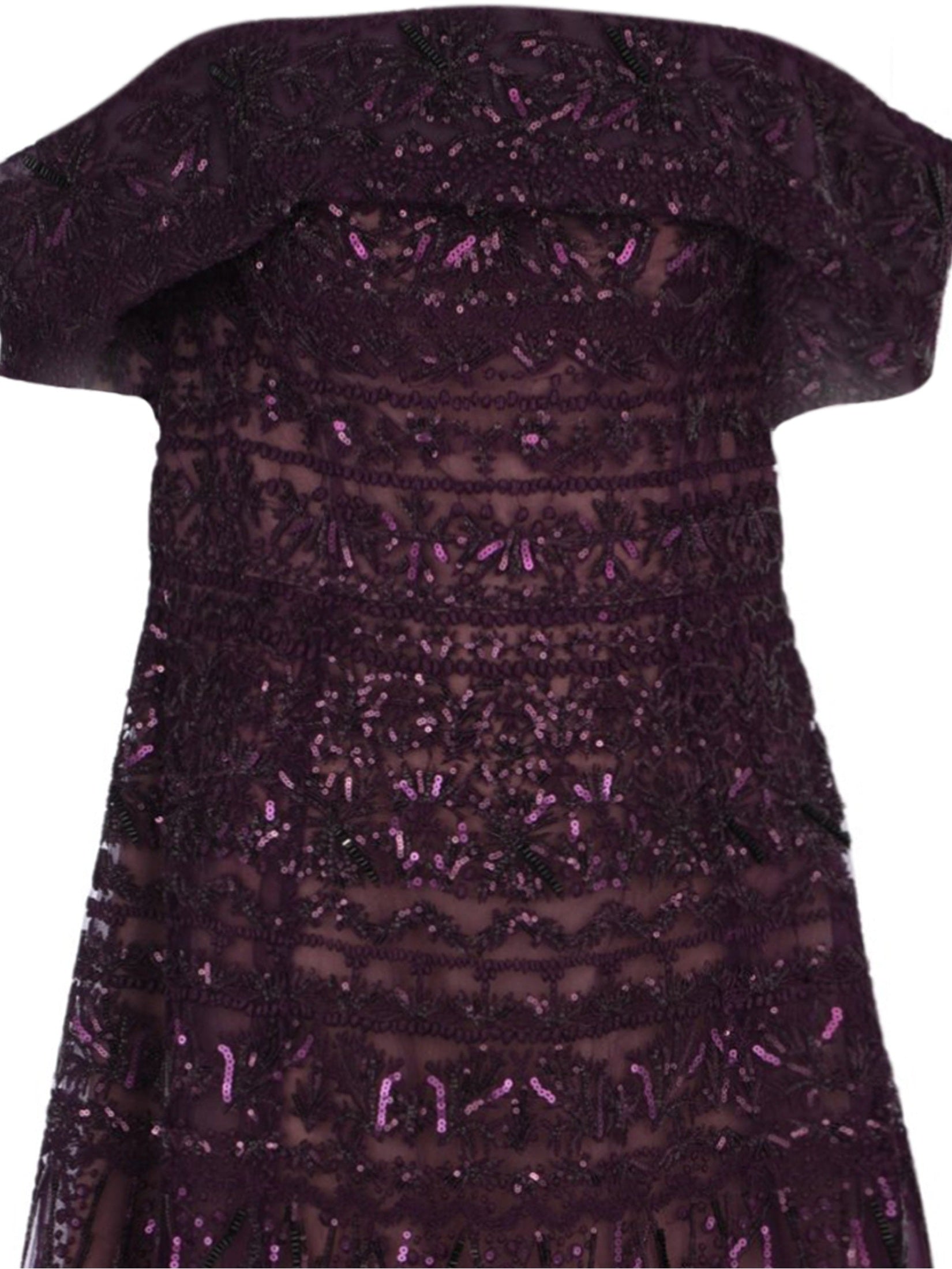 Beaded tulle dress