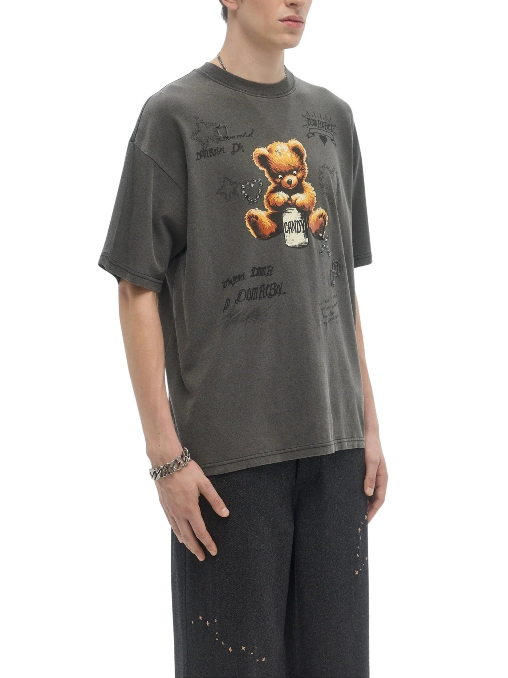 Treats t-shirt faded black