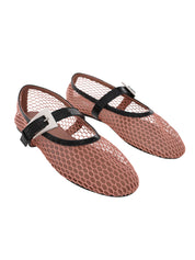 SVEVA BUCKLE BALLET FLAT