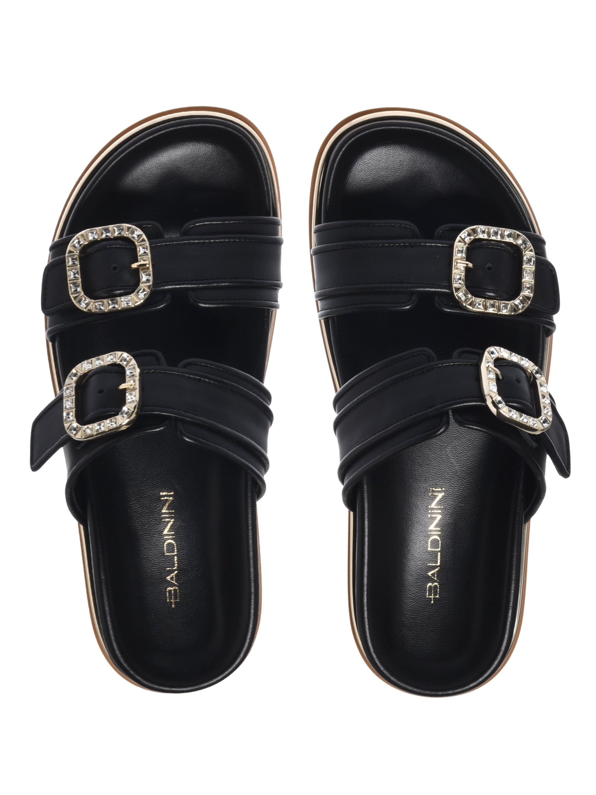 Mule leather calfskin black