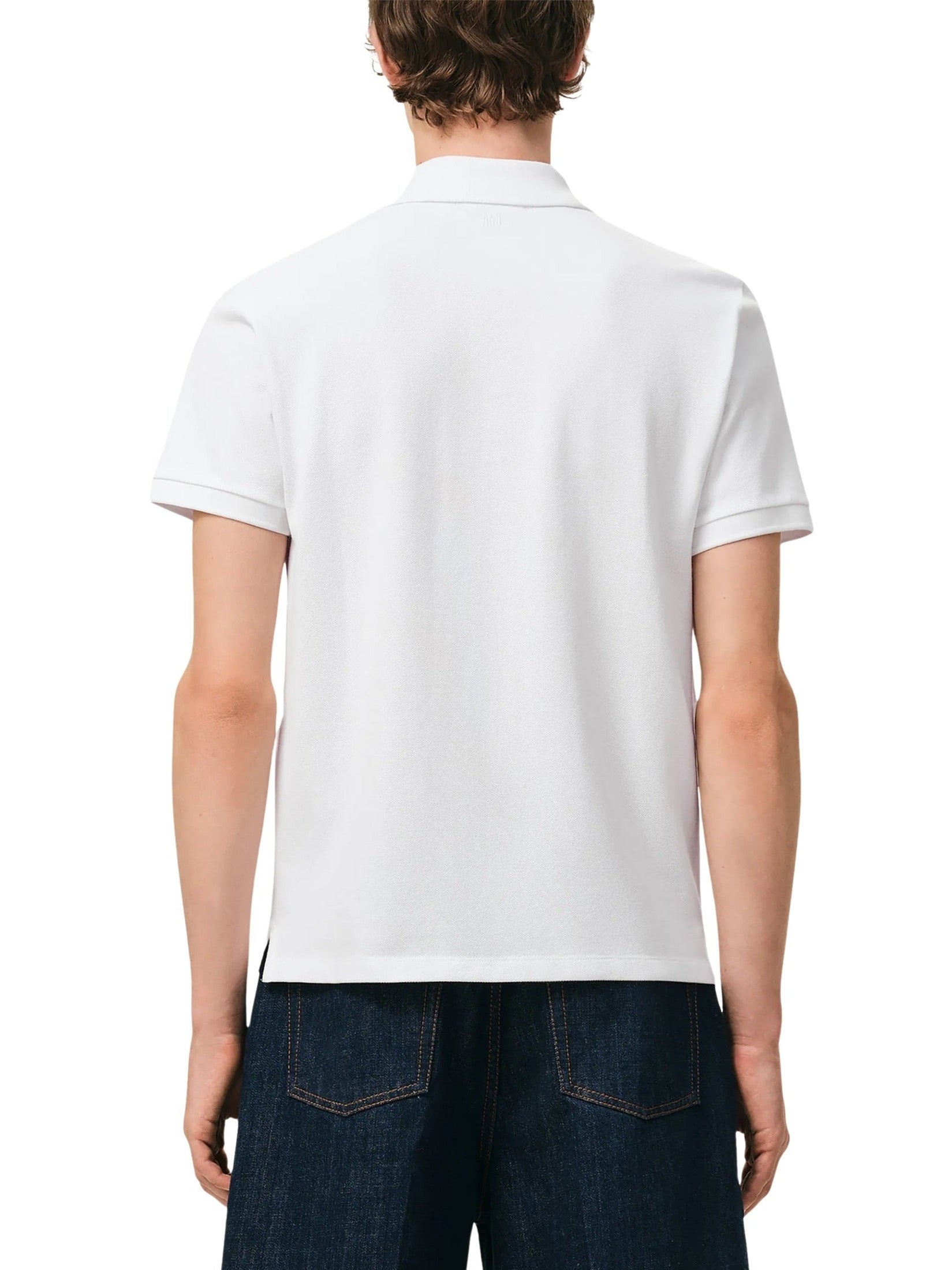 Polo with contrasted ami de coeur