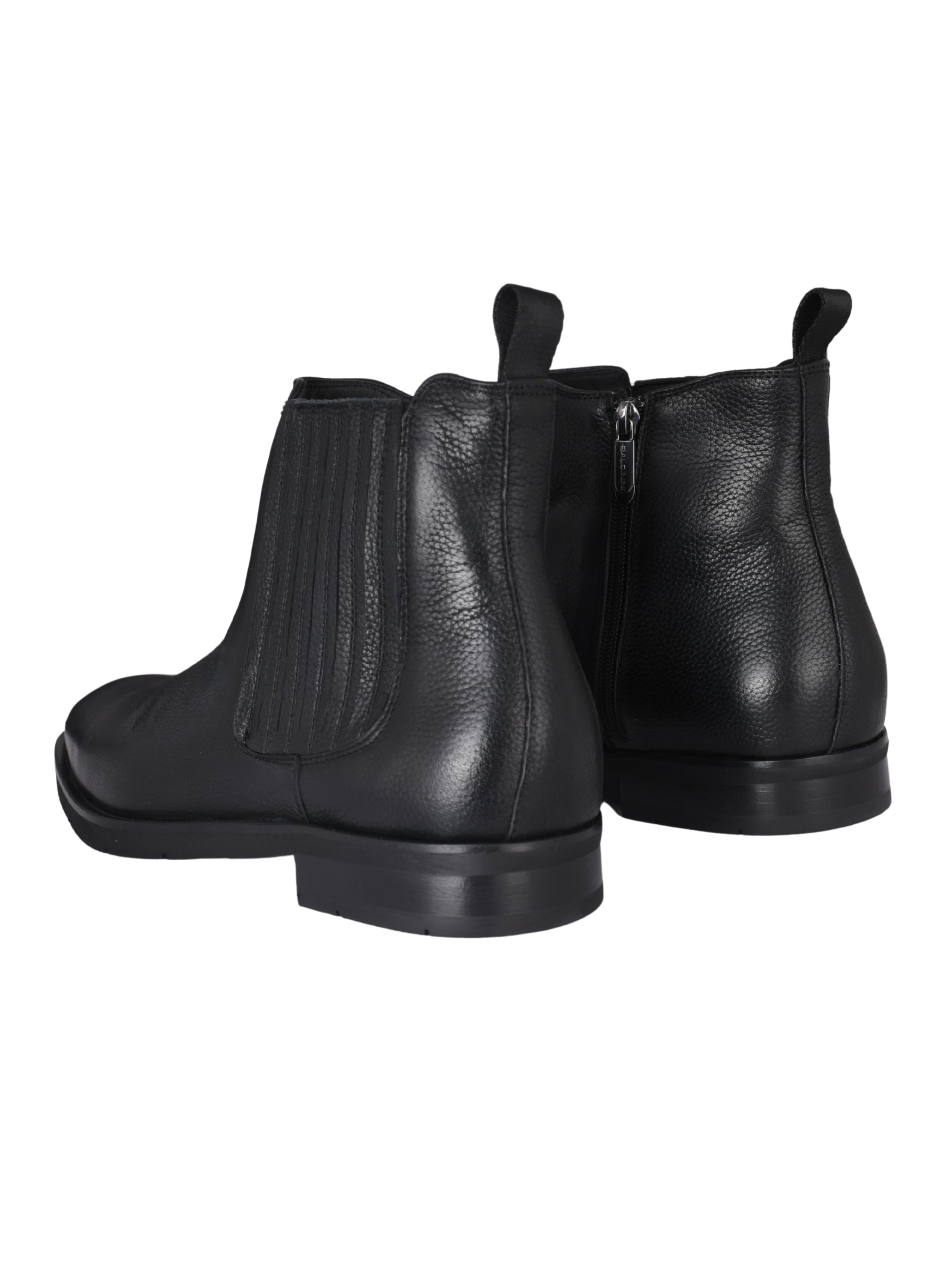 Ankle boot tumb.leat. black