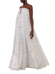 Carousel metallic twist gown