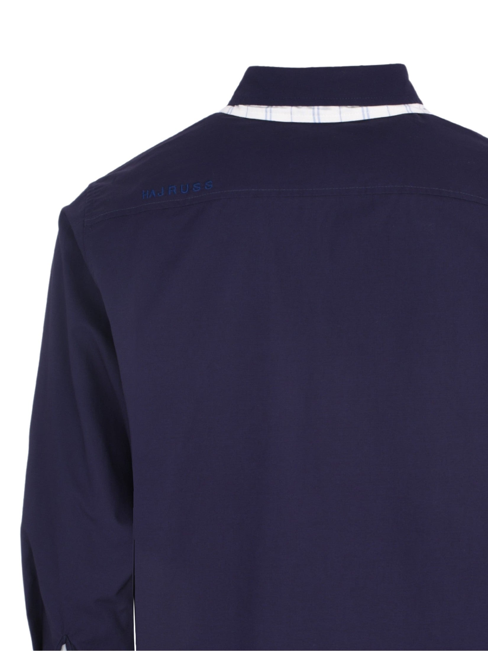 Navy double stripes shirt