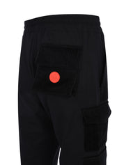 MIXED FABRICS CARGO PANTS
