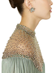 ELLIMA LUREX GEORGETTE KAFTAN GOWN