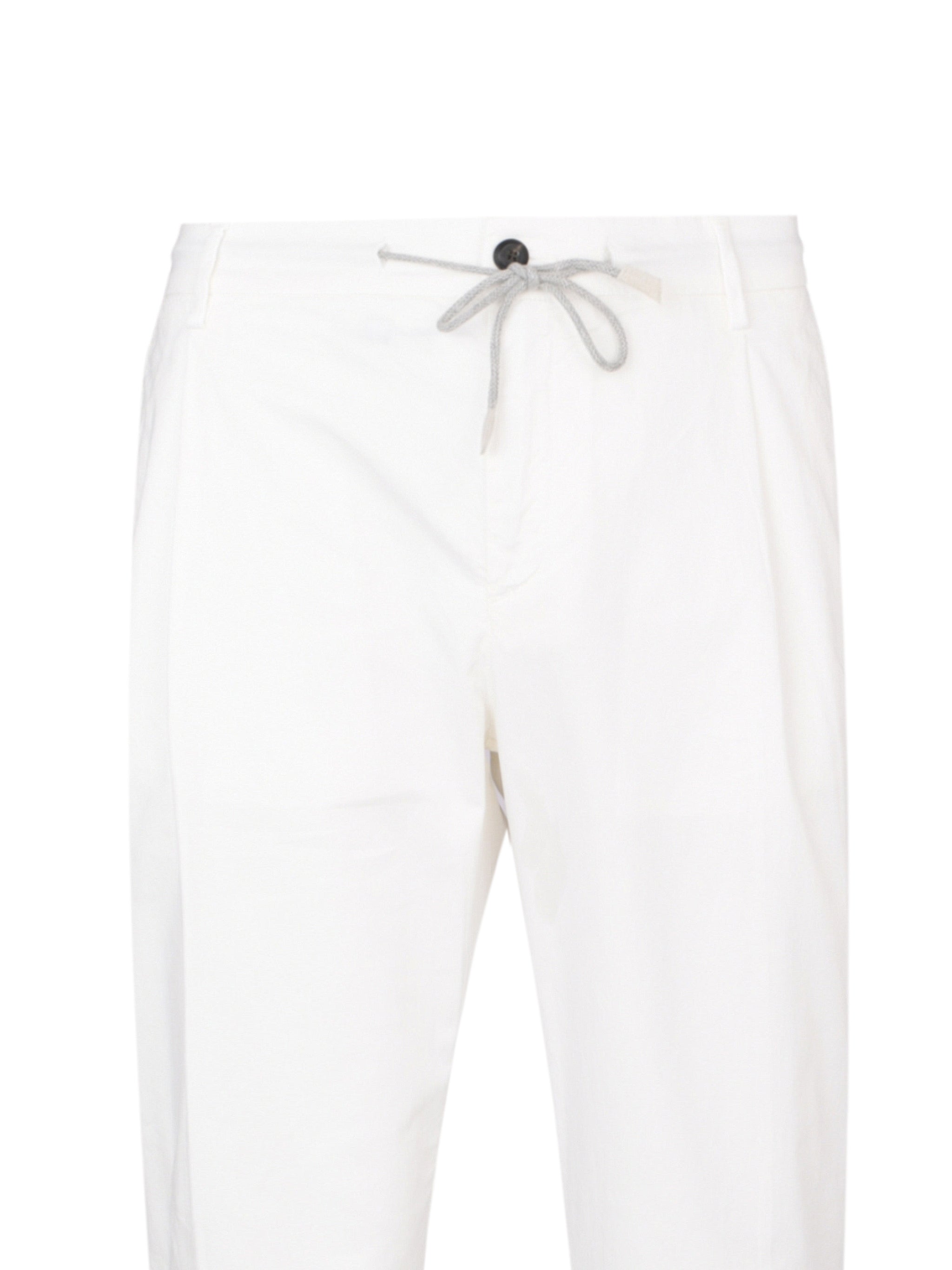 Eleventy drawstring jogger trousers
