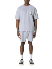 Pink reverie t-shirt marl grey
