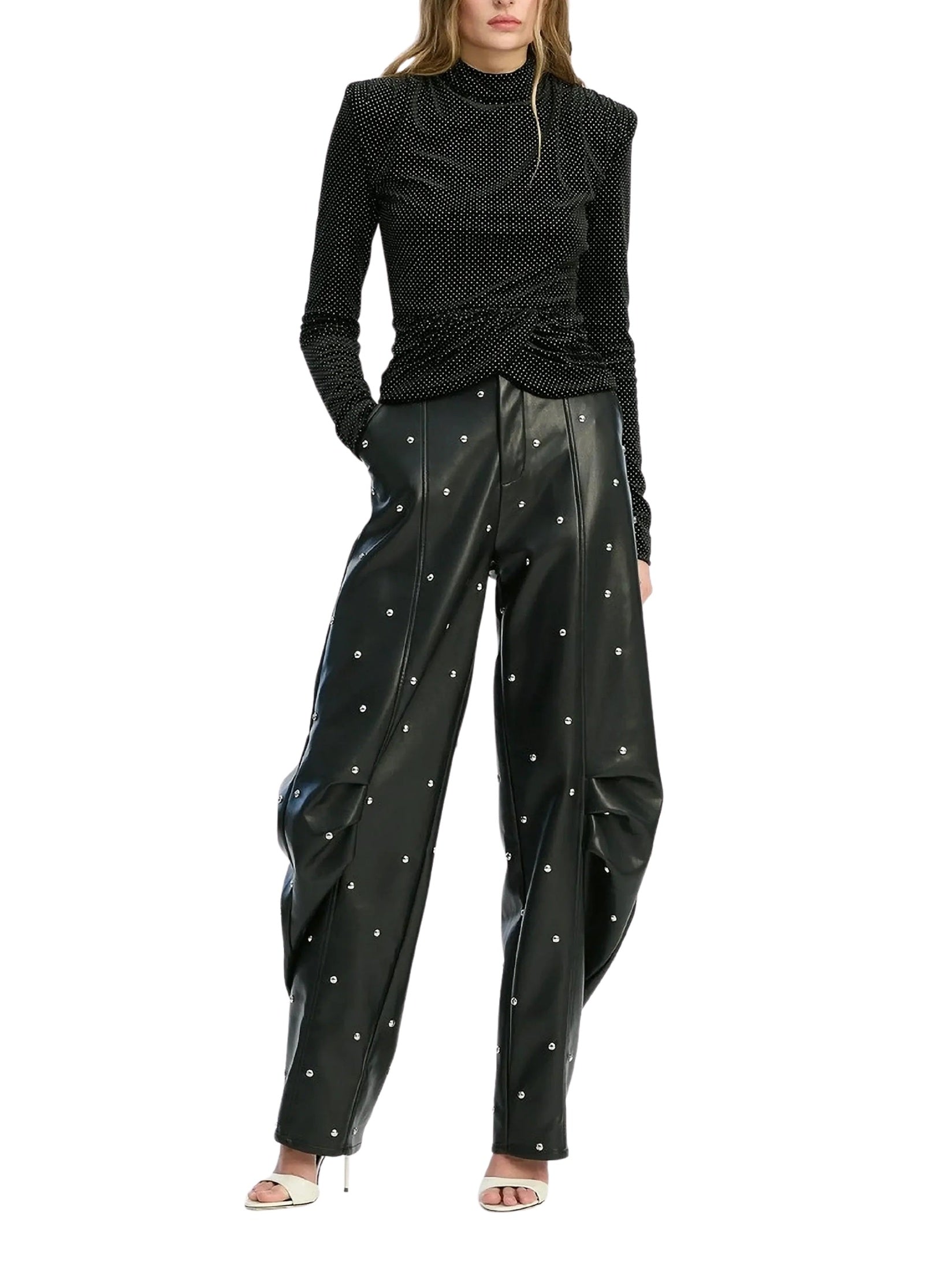 Studed cargo pants