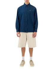 The indigo denim shirt