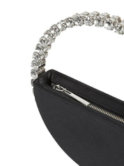 Eternity round stone-encrusted hotfix clutch