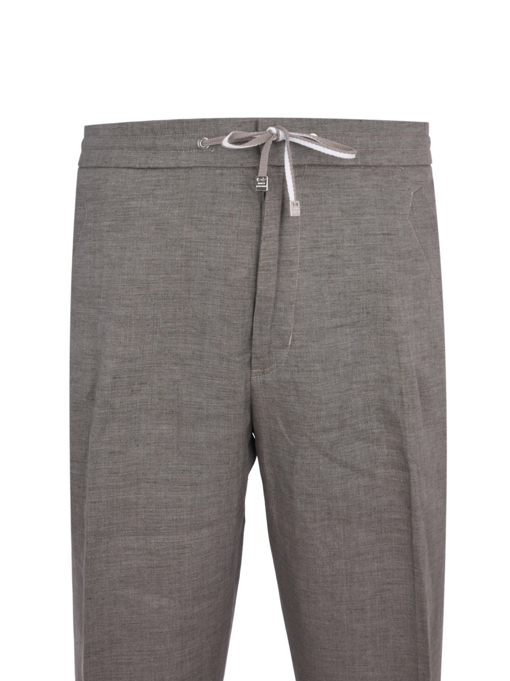 Linen drawcord pants