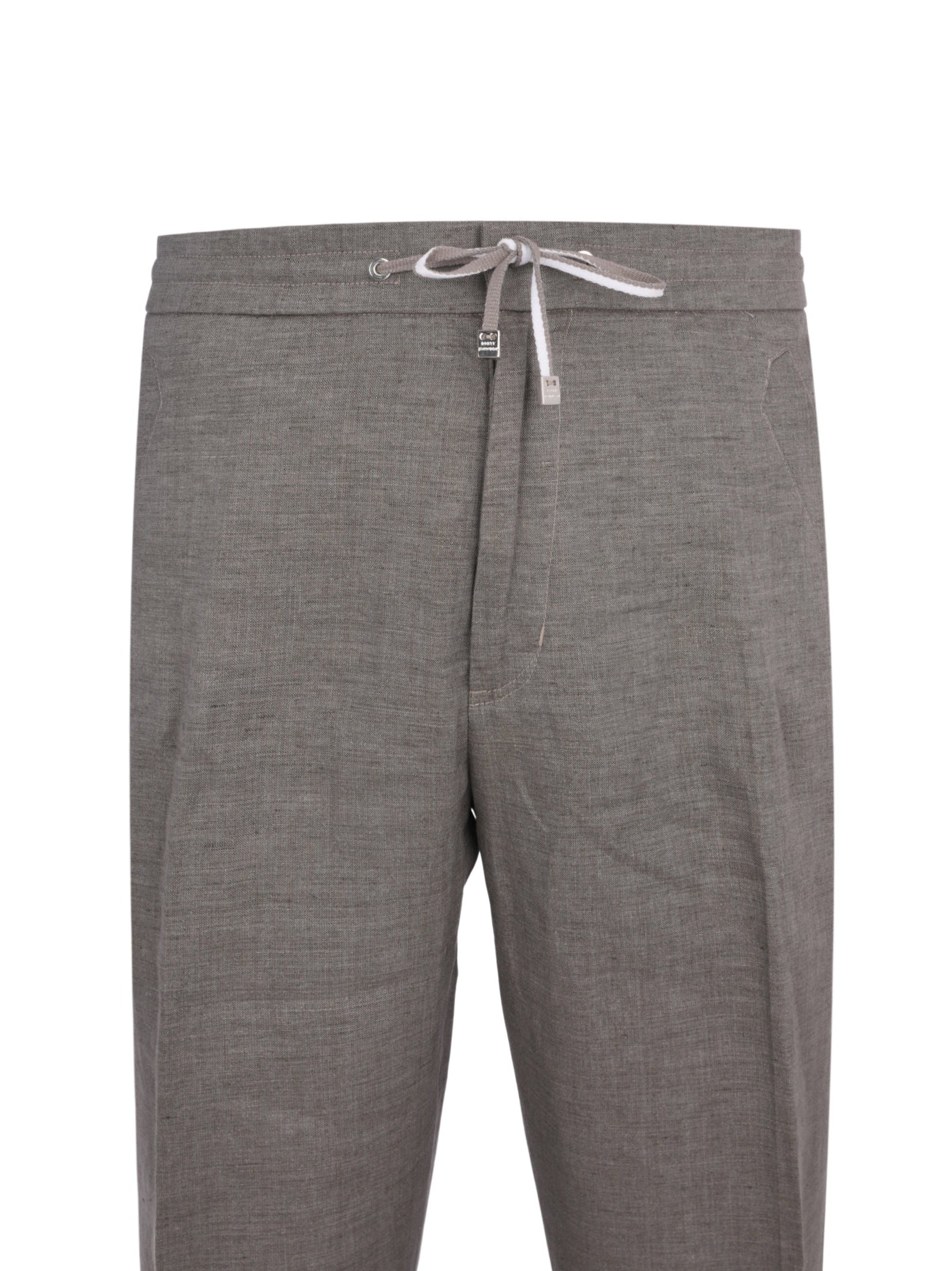 Linen drawcord pants