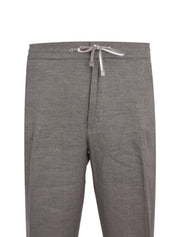 Linen drawcord pants