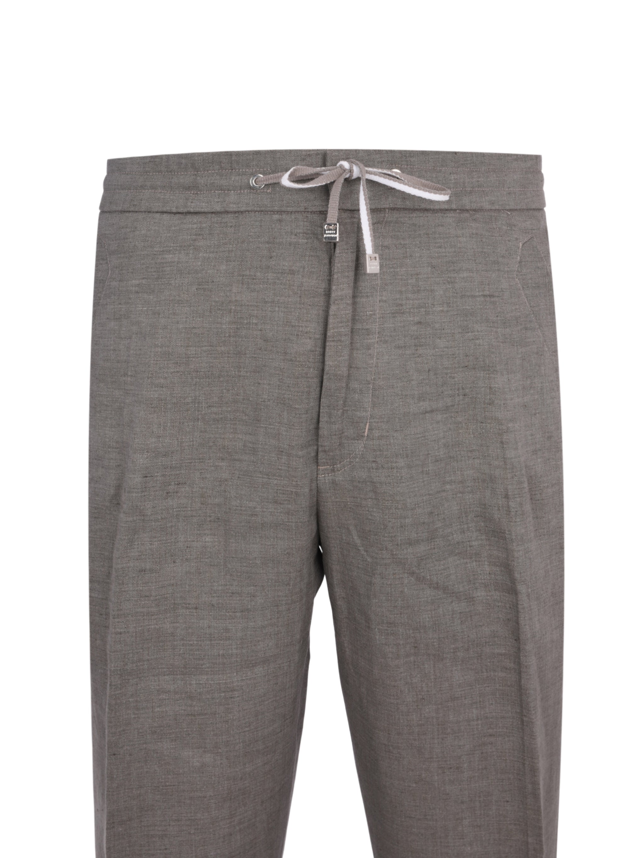 Linen drawcord pants